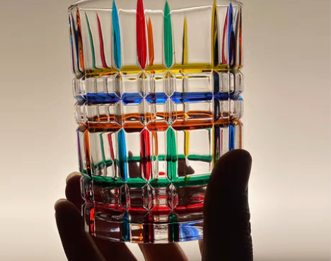 转卖现货意大利进口ZECCHIN手绘彩色竖...