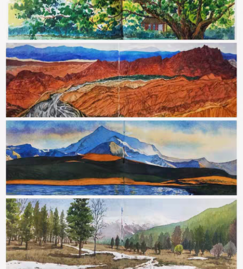 包邮【随缘约稿】 水彩/水彩风景/水彩手绘...