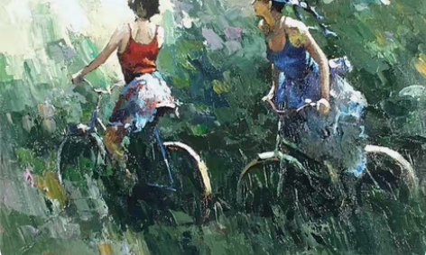 纯手绘油画仿品30X40厘米380元,全新...