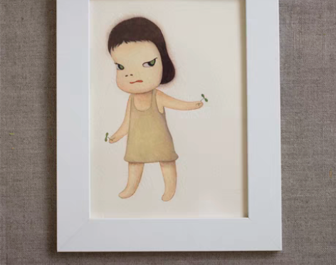 包邮奈良美智作品，非奈良美智版画，潮流艺术...