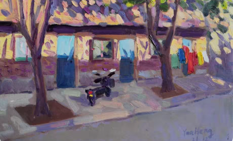 包邮原创风景油画 尺寸40*50cm 感兴...