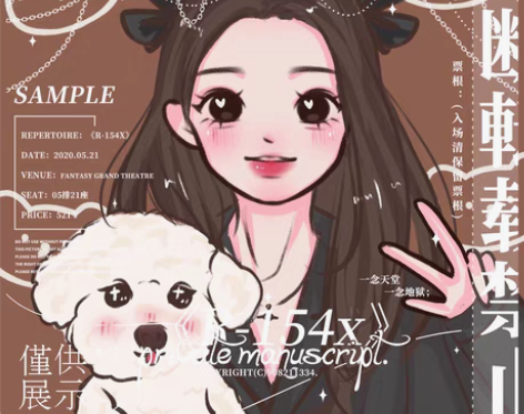 包邮甜橙风头像手绘约稿 （五官不写实！） ...