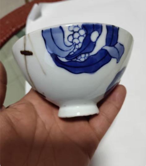包邮青花小碗，造型好看，画工好，特殊少见，...