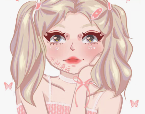 包邮鸭鸭风定制头像手绘头像Q版定制头像 单...