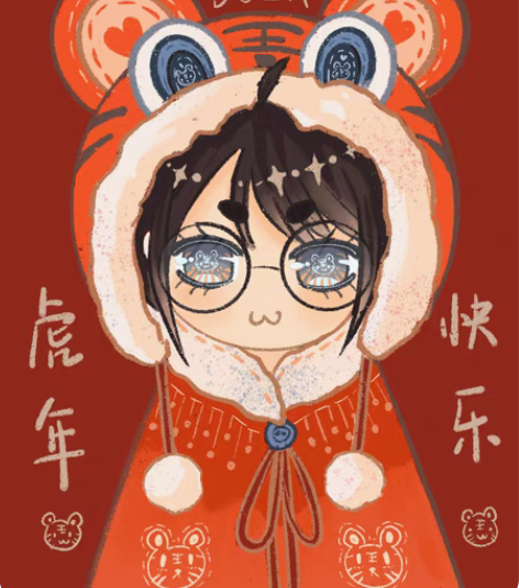 包邮新年白菜约稿头像Q版 画风及完成度大概...