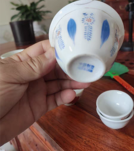 包邮茶杯酒杯酒盅 五六七的茶杯茶碗酒盅，可...