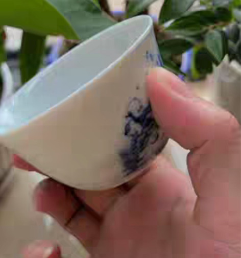 慢生堂柴窑萌娃杯一只，柴烧非常难得，发色清...