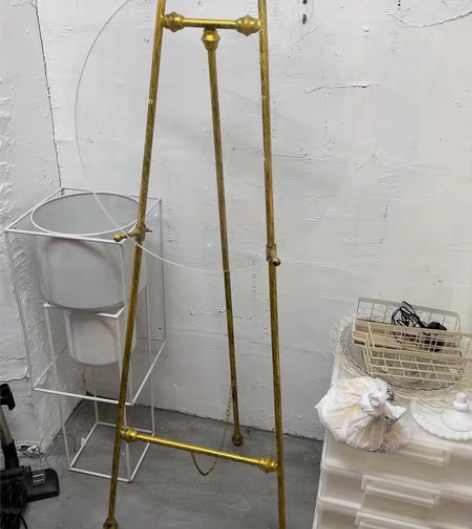 转卖欧式铁艺油画架画板支架油画展示架婚庆画...