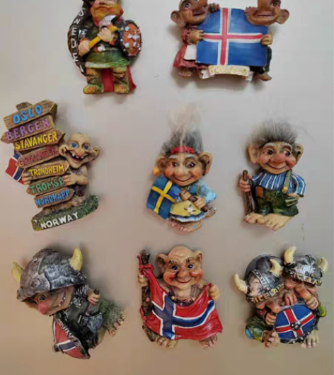 包邮挪威森林传说 山妖精灵 北欧旅游文化纪...