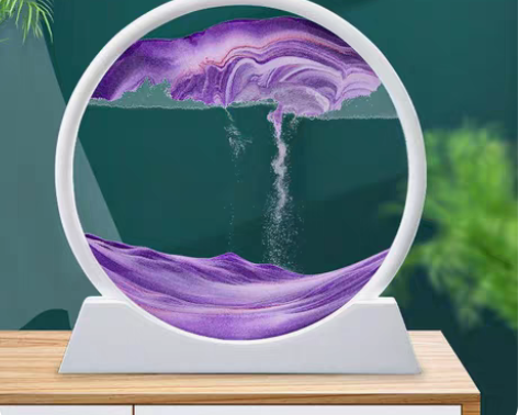 流沙画摆件解压沙漏酒柜电视柜办公桌面装饰品...