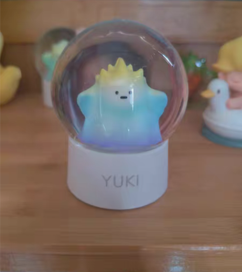泡泡玛特绝版yuki水晶球（月星河）98新...