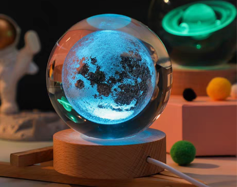 转卖生日礼物女生送男女朋友闺蜜水晶球小夜灯...