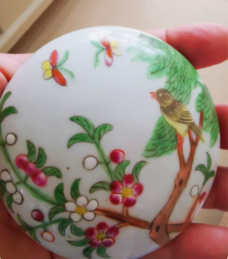 包邮手绘，粉彩印泥盒！ 感兴趣的话点“我想...