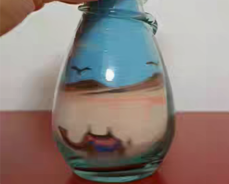 世博会土耳其工艺品，沙画瓶，高13厘米。江...