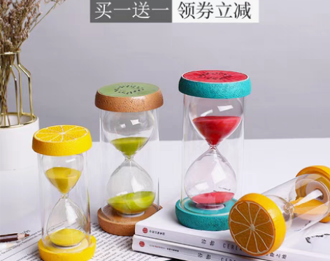 转卖沙漏计时器儿童防摔20时间3/5/10...