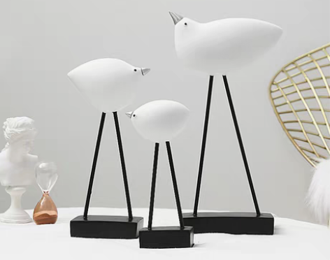 转卖现代家居饰品树脂摆件办公室书房玄关软装...