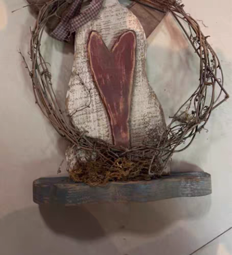 艺术家天使摆台  木制摆件 蛋炒饭家买来的...