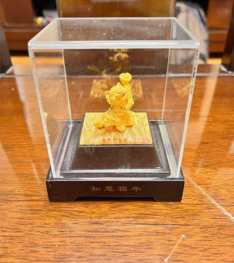 包邮如意福年小老虎工艺品摆件：外观非常的漂...