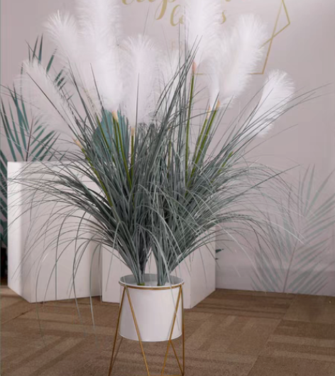 仿真芦苇草干花客厅摆件芦苇花束落地摆直播间...