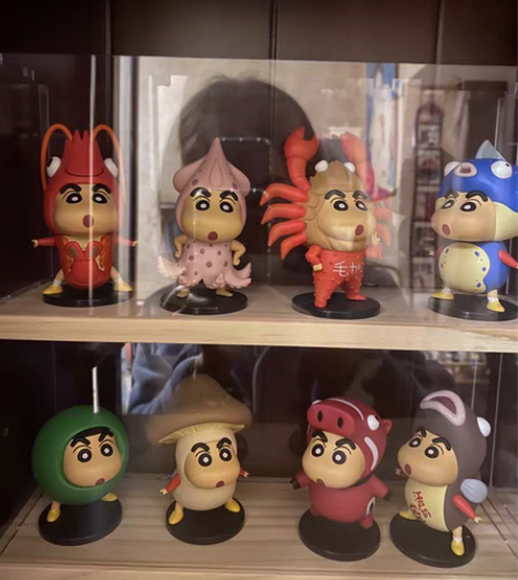 包邮蜡笔小新盲盒  食材系列 整盒卖送展示...