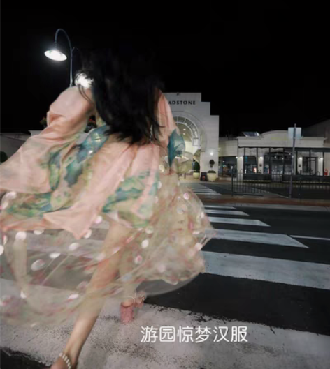 包邮子颂东方美学 游园惊梦汉服 明制竖领衫...