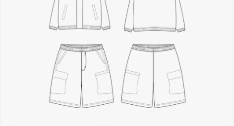 可dai画cdr服装款式图(提供服装正反面...