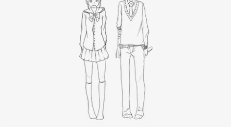 包邮动画专业，长期接临摹 图片转线稿 描线...