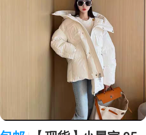 包邮【现货】小景家 95白鹅绒 318g充...