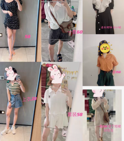 清衣柜 都是些穿一两次的衣服 有两套没穿过...