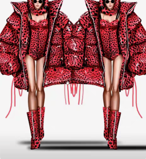 ps服装效果图: 教程来了，出图快，效率高...