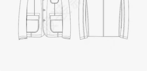 承接服装款式图/效果图/款式设计开发手绘电...