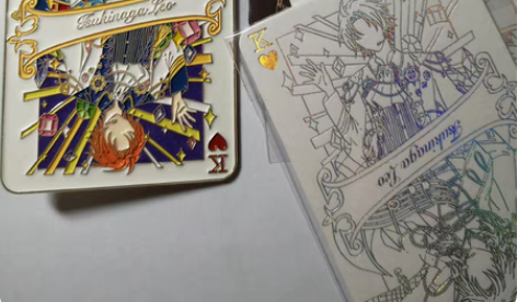 【出】月永雷欧同人扑克金属徽章 背景珠光工...