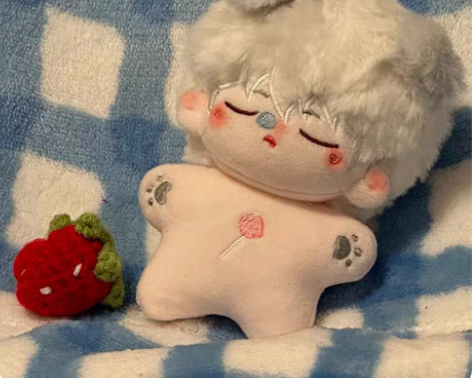 银魂 棉花娃娃 草莓味海星 10cm 吱吱...