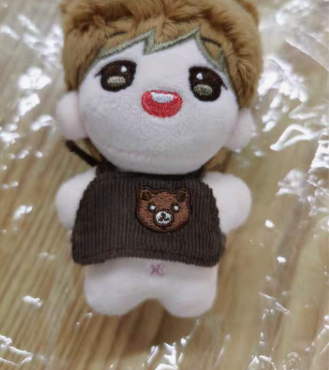 10cm裸娃奶盖熊现货海星体 裸娃口水兜 ...