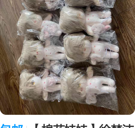 包邮【棉花娃娃】徐梦洁属性20cm棉花娃娃...