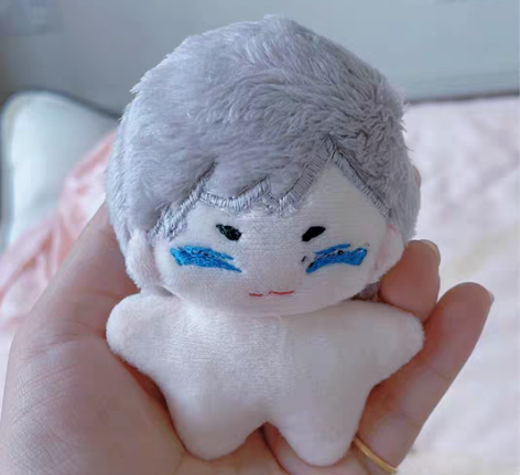 10cm棉花娃娃 海星体 网上随便找的表情...