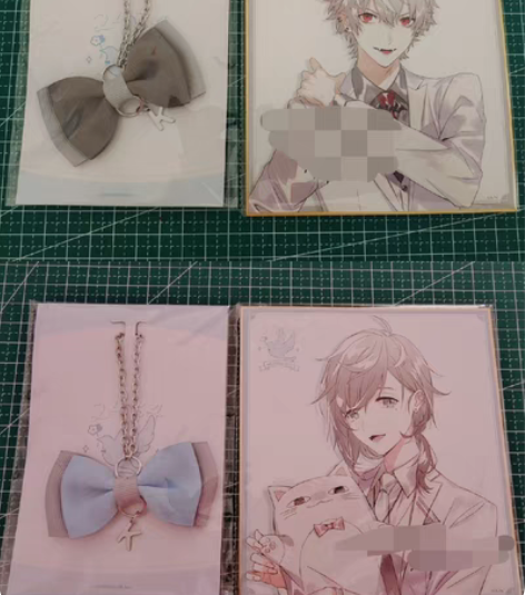 包邮【出】彩虹社 葛葉 叶 白情色纸set...