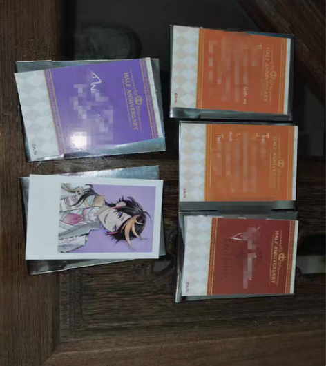 彩虹社nijisanji四期五期半周年拍立...