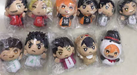 排球少年指偶 指尖娃娃★可单拆,就剩黑尾孤...