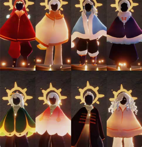 包邮光遇1680白红蜡烛  白鸟  武士裤...