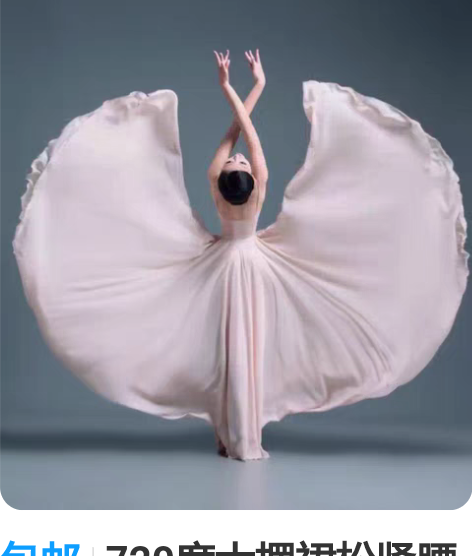 包邮720度大摆裙松紧腰单层雪纺   全新...