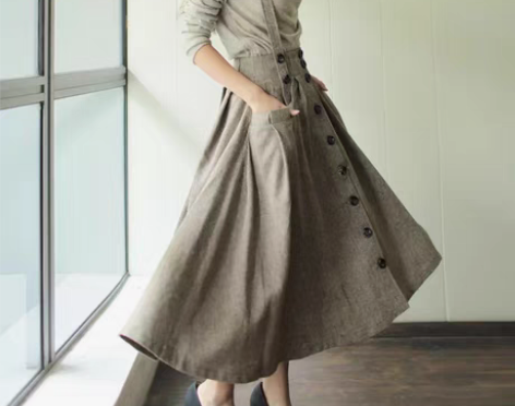 转卖ROJAY 背带裙子 秋冬半身裙长裙 ...