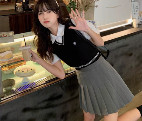 转卖SINGSONG百褶裙女 S 灰色 有...