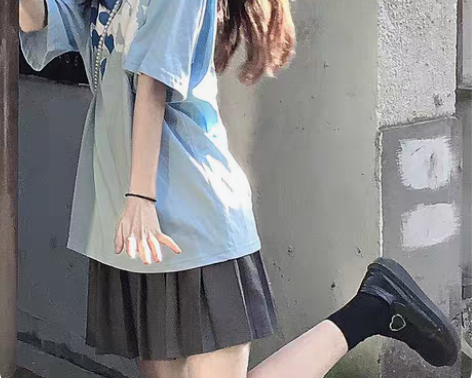 包邮黑色半身裙女夏季百褶裙带内衬高腰显瘦小...
