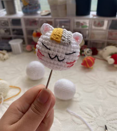 猫咪老师 可做钥匙扣、车挂、包包挂件等  ...