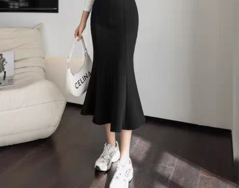 转卖高腰鱼尾裙半身裙女夏春装2022年新款...