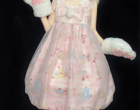 转卖番茄喵lolita原创 花苞裙 糖滚滚...