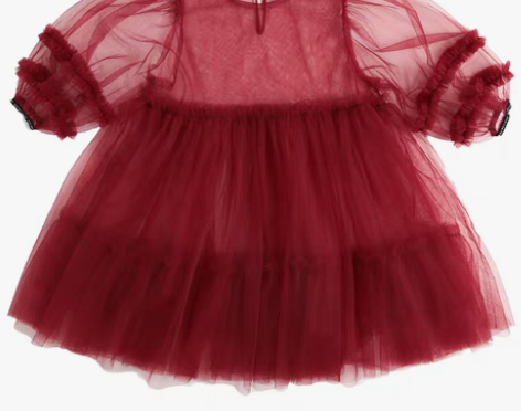 转卖boxboxbox女童宫廷网纱花苞裙1...