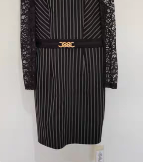 包邮全新有吊牌，蕾丝拼接连衣裙 M码，衣服...