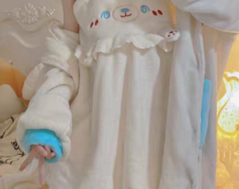 转卖原创新款纯色瞌睡扑扑软熊秋冬加厚少女软...